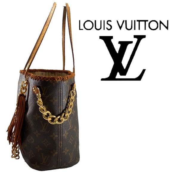 CUSTOM ⛓LOUIS VUITTON Custom Neverfull PM - Picture 4 of 8